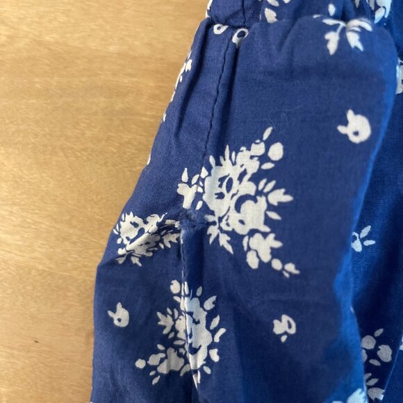 J. CREW Womens Dress Maxi Spaghetti Strap Lined Cotton Blue White, size 10 - Picture 3 of 6